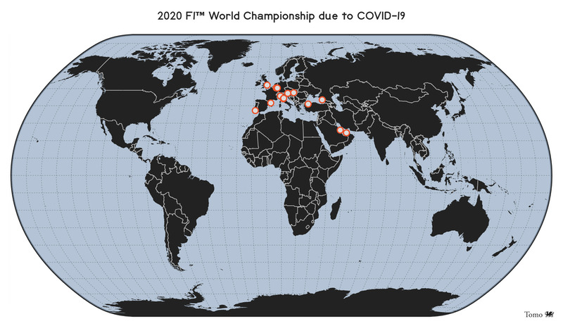 2020 F1™ World Championship due to COVID-19
